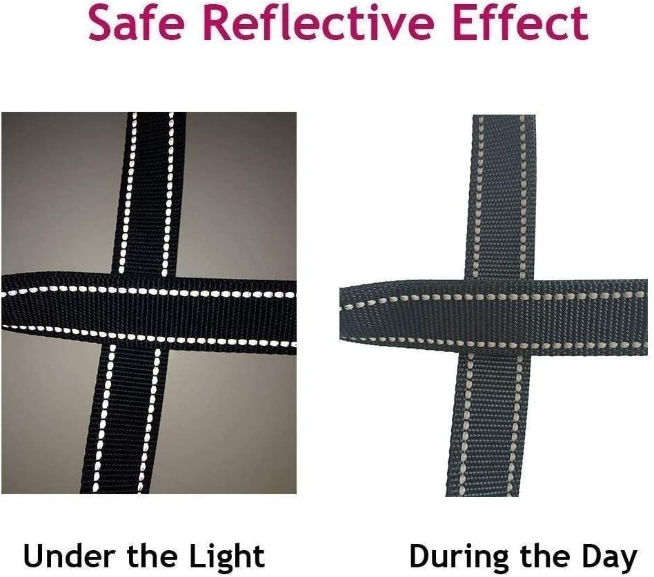 HKM-071891 Reflective Dog Leash with Comfortable Hand Grip - Available in Multiple Colors