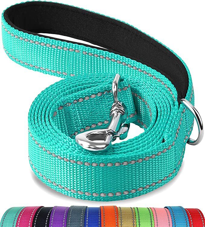 HKM-071891 Reflective Dog Leash with Comfortable Hand Grip - Available in Multiple Colors