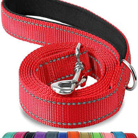 HKM-071891 Reflective Dog Leash with Comfortable Hand Grip - Available in Multiple Colors