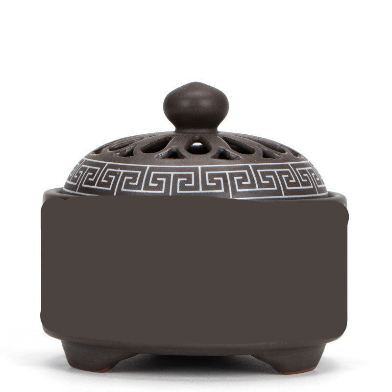 HKM-072019 Ceramic Cloisonne Incense Burner - Handmade Classic Design with Enamel Finishing