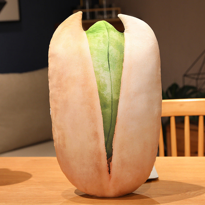 HKM-072211 Lifelike Nut Pillow Collection: Peanut, Pistachio, Pecan, and More