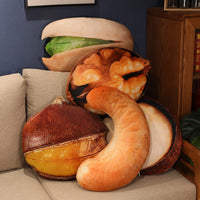 HKM-072211 Lifelike Nut Pillow Collection: Peanut, Pistachio, Pecan, and More