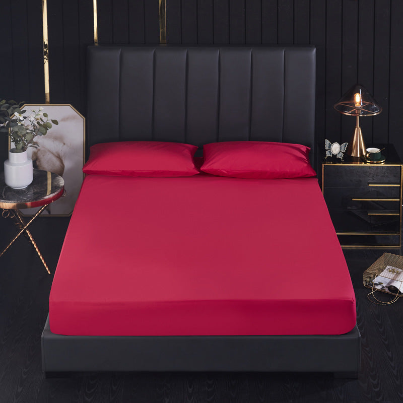 HKM-072403 Pure Color Pongee Bedspread and Sweat Bed Sheet - Soft Polyester Fabric, Knitted Weave