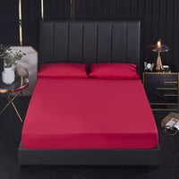 HKM-072403 Pure Color Pongee Bedspread and Sweat Bed Sheet - Soft Polyester Fabric, Knitted Weave