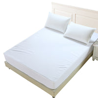 HKM-072403 Pure Color Pongee Bedspread and Sweat Bed Sheet - Soft Polyester Fabric, Knitted Weave