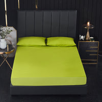 HKM-072403 Pure Color Pongee Bedspread and Sweat Bed Sheet - Soft Polyester Fabric, Knitted Weave