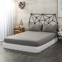 HKM-072403 Pure Color Pongee Bedspread and Sweat Bed Sheet - Soft Polyester Fabric, Knitted Weave