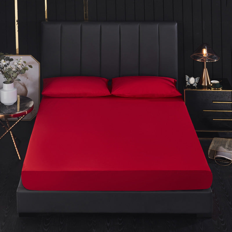 HKM-072403 Pure Color Pongee Bedspread and Sweat Bed Sheet - Soft Polyester Fabric, Knitted Weave