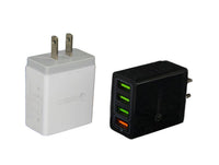 HKM-072595 Smart USB Fast Charging Station with QC3.0 Support - Compatible with US, European, and UK Standards