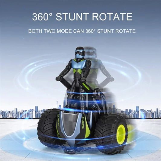HKM-072659 Remote Control Stunt Motorcycle with 6 Channels - Indoor/Outdoor Fun for Ages 5 and Up