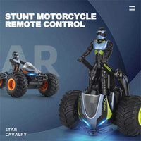 HKM-072659 Remote Control Stunt Motorcycle with 6 Channels - Indoor/Outdoor Fun for Ages 5 and Up