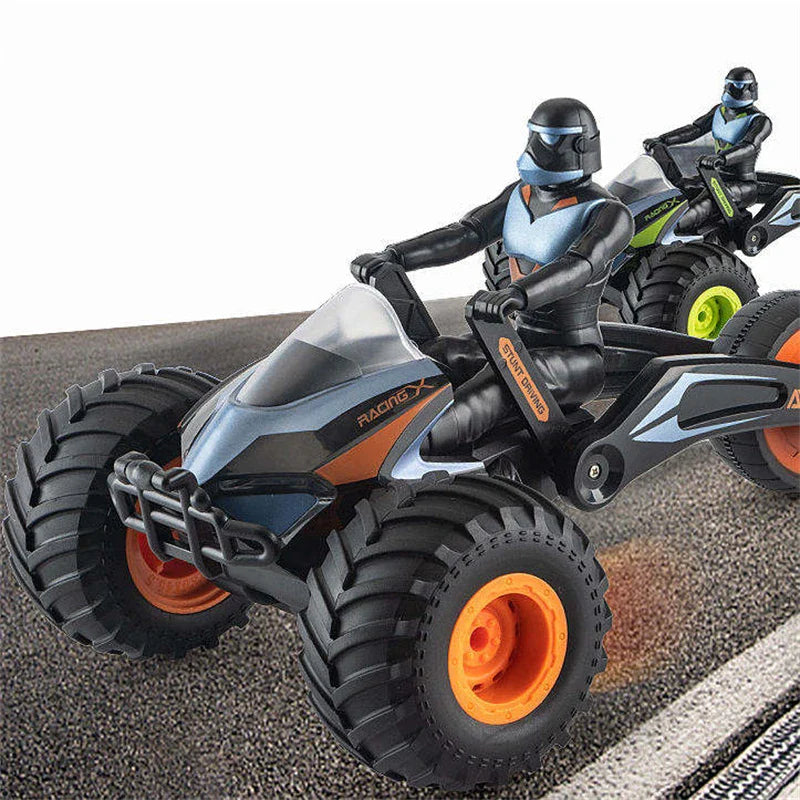 HKM-072659 Remote Control Stunt Motorcycle with 6 Channels - Indoor/Outdoor Fun for Ages 5 and Up