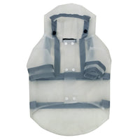 HKM-072851 Transparent Waterproof Dog Raincoat - Lightweight TPU Design for Casual Wear