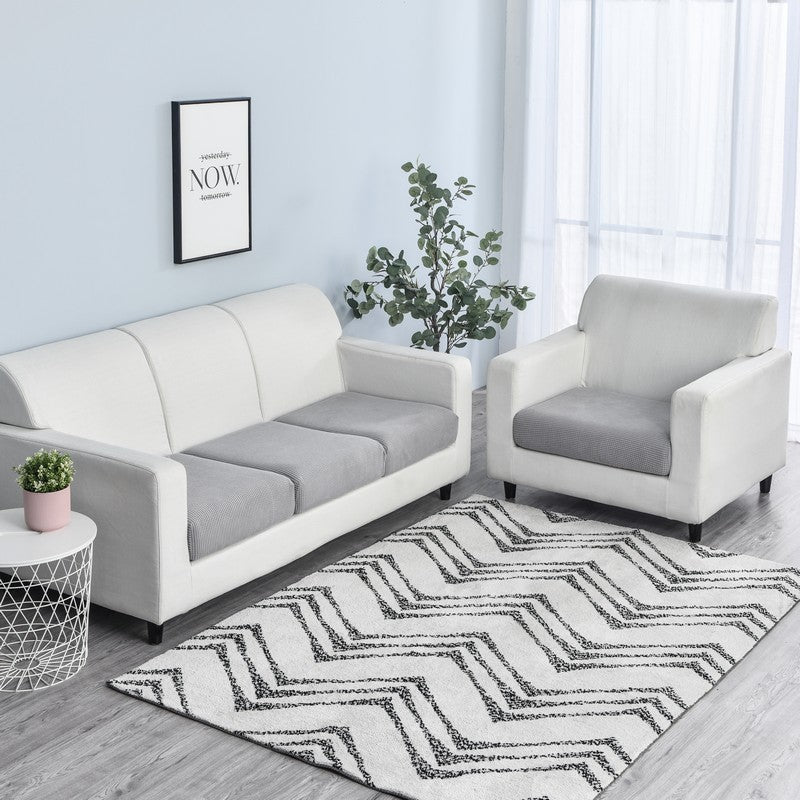 HKM-073043 Corn Velvet Modular Sofa Cover - Polyester Fabric, Multiple Sizes for Chaise Longue and Sectional Sofas