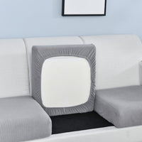 HKM-073043 Corn Velvet Modular Sofa Cover - Polyester Fabric, Multiple Sizes for Chaise Longue and Sectional Sofas