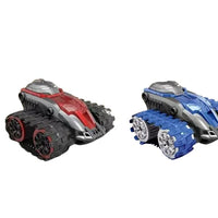 HKM-073235 All Terrain 1/28 Scale 360 Degree Rotating Off Road Tracked Remote Control Stunt Car