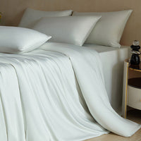 HKM-073235 Solid Color Bamboo Fiber Bedding Set in Various Sizes and Styles