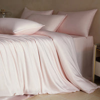 HKM-073235 Solid Color Bamboo Fiber Bedding Set in Various Sizes and Styles