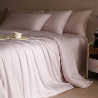 HKM-073235 Solid Color Bamboo Fiber Bedding Set in Various Sizes and Styles