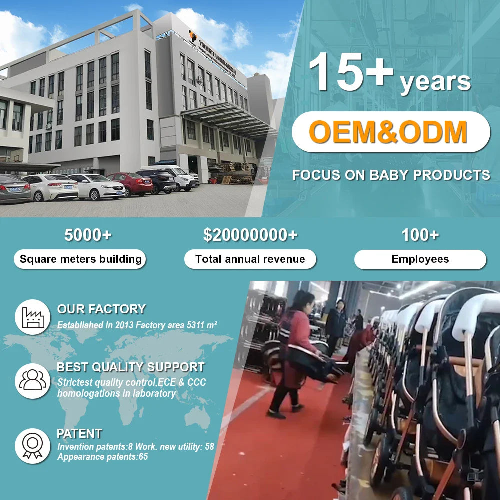 KTX-073427 3 in 1 Foldable Aluminium Frame Baby Stroller with Two-Way Seat for Newborns, Lightweight Travel Carriage