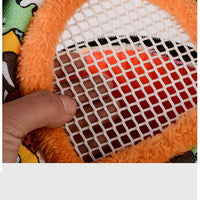 HKM-073427 Hamster Nest Backpack for Outdoor Adventures - 18x18x15cm Soft Sponge Design
