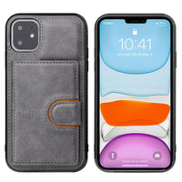HKM-073491 Multi-Function Leather Phone Case with Card Holder for iPhone and Samsung Models