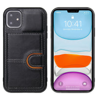 HKM-073491 Multi-Function Leather Phone Case with Card Holder for iPhone and Samsung Models