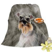 HKM-073555 Cozy Flannel Throw Blanket - Soft, Warm, Multifunctional, 75x100cm for Couch, Bed, Office