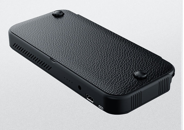 HKM-073619 NS Compatible Leather Protective Charging Case with 10000mAh Capacity and Type C Interface