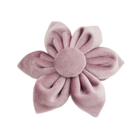 HKM-073747 Velvet Fabric Dog Collar with Leash, Bow, Flower, Vest, and Poop Bag Included