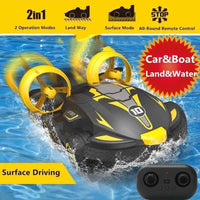 HKM-073811 RC Amphibious Car Remote Control Vehicle for Kids - 2.4GHz, Waterproof, Ready to Go, Indoor-Outdoor Fun, Ages 5+