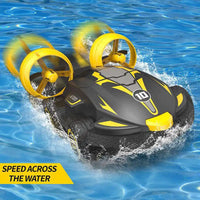 HKM-073811 RC Amphibious Car Remote Control Vehicle for Kids - 2.4GHz, Waterproof, Ready to Go, Indoor-Outdoor Fun, Ages 5+
