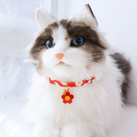 HKM-073939 Pet Collar Flower Safety Buckle Necklace