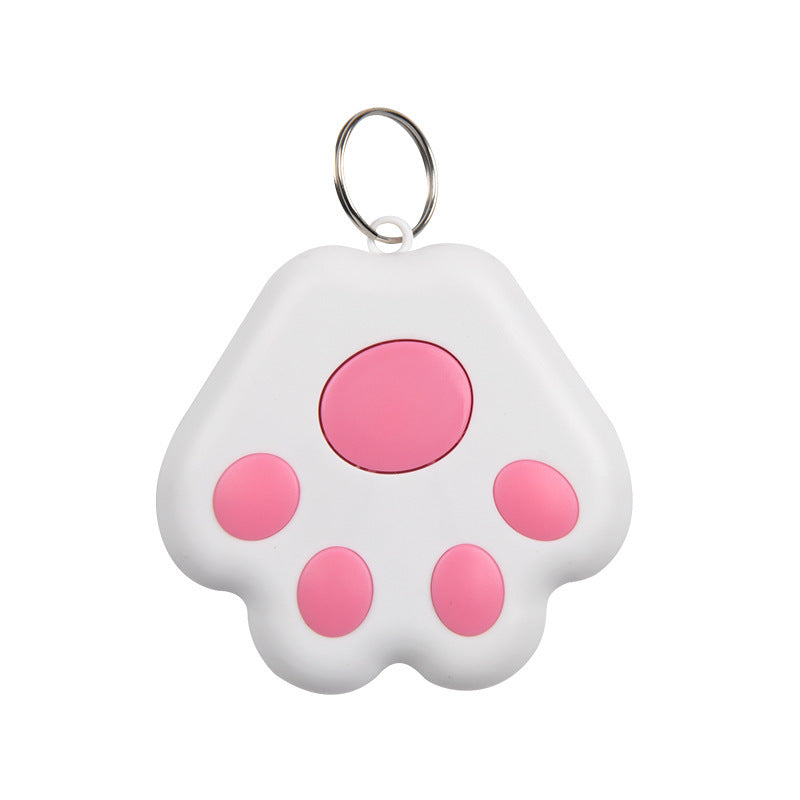 HKM-074067 Bluetooth Anti-Lost Dog Paw Tracker with Two-Way Alarm and Selfie Feature, 10m Wireless Range