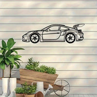 HKM-074323 Modern Metal Sports Car Wall Art Decoration for Home and Office
