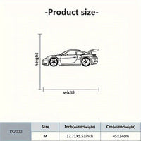 HKM-074323 Modern Metal Sports Car Wall Art Decoration for Home and Office