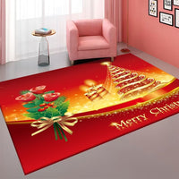 HKM-074451 Abstract Cartoon and Plant-Themed Polyester Fiber Carpet - Various Sizes Available