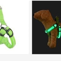 HKM-074579 LED Light-Up Pet Harness and Leash for Medium to Large Dogs - Various Colors Available