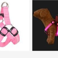 HKM-074579 LED Light-Up Pet Harness and Leash for Medium to Large Dogs - Various Colors Available