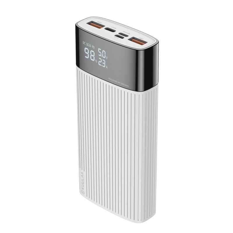 HKM-074771 Dual Port Fast Charging Power Bank - 20000mAh Capacity with Quick Charge 3.0 and USB PD Support