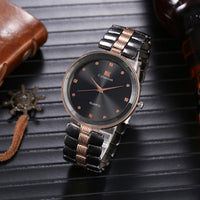 HKM-074899 Large Dial Quartz Watch for Men - Business Style, Chronograph Function, Round Alloy Case