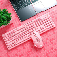HKM-074899 USB Mechanical Keyboard with 104 Keys and Waterproof Feature