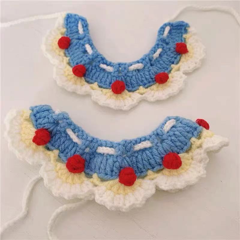 HKM-075091 Knitted Collar Cat And Dog Scarf Posing Accessories