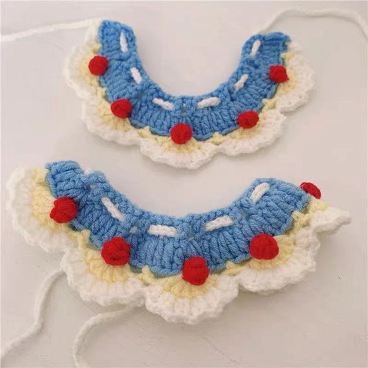 HKM-075091 Knitted Collar Cat And Dog Scarf Posing Accessories
