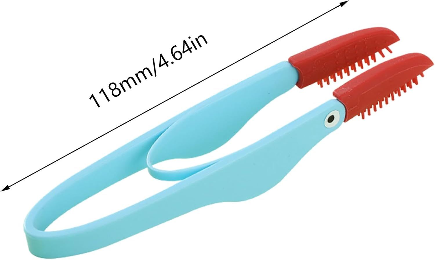 HKM-075219 Soft Silicone Pet Tear Stain Remover Brush for Dogs and Cats - Ergonomic Grooming Tool for Eye Area Care