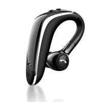 HKM-075283 Wireless Bluetooth Headset with Voice Control and Battery Display - Stereo Sound, Multi-Point Connection, Hanging Ear Design, 10m Range
