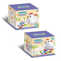 HKM-075539 Kids Educational Matching Egg Toy Set - 12 Pieces Color Recognition Sensory Play for Infants and Toddlers