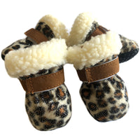 HKM-075539 Waterproof Winter Dog Boots for Small Breeds - Anti-Slip, Washable & Comfy Footwear for Outdoor Use