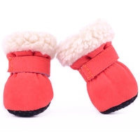 HKM-075539 Waterproof Winter Dog Boots for Small Breeds - Anti-Slip, Washable & Comfy Footwear for Outdoor Use