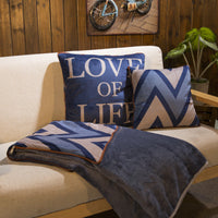 HKM-075603 Dual-Purpose Coral Fleece Cushion with Digital Printing - Machine Washable, 35x35cm & 45x45cm Sizes